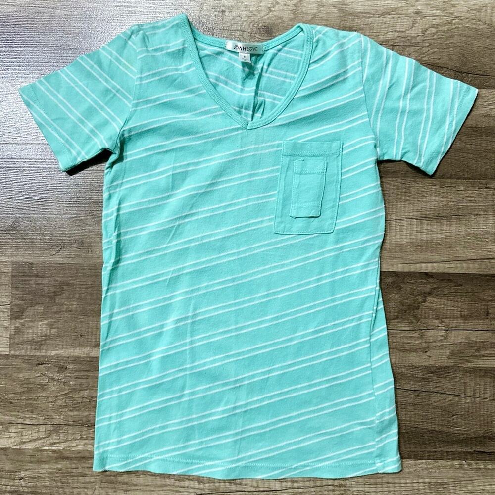 Joah Love Double Pocket Striped Shirt
